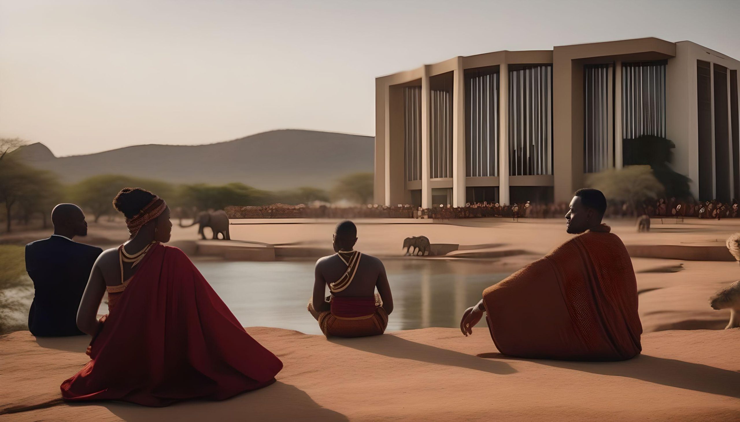 Botswana as a version of Wakanda envisioned by AI